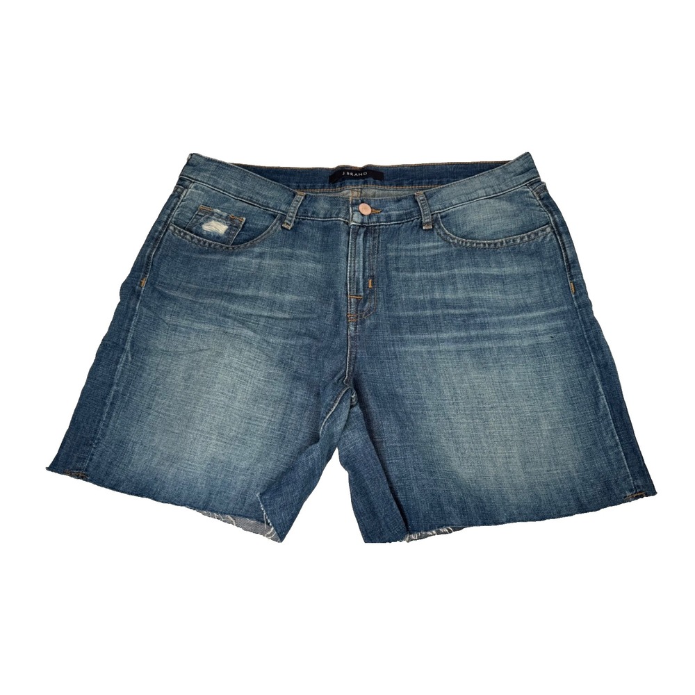 J Brand Joey Short Westerly Medium Wash Cutoff Denim Shorts Blue 30 1053B032